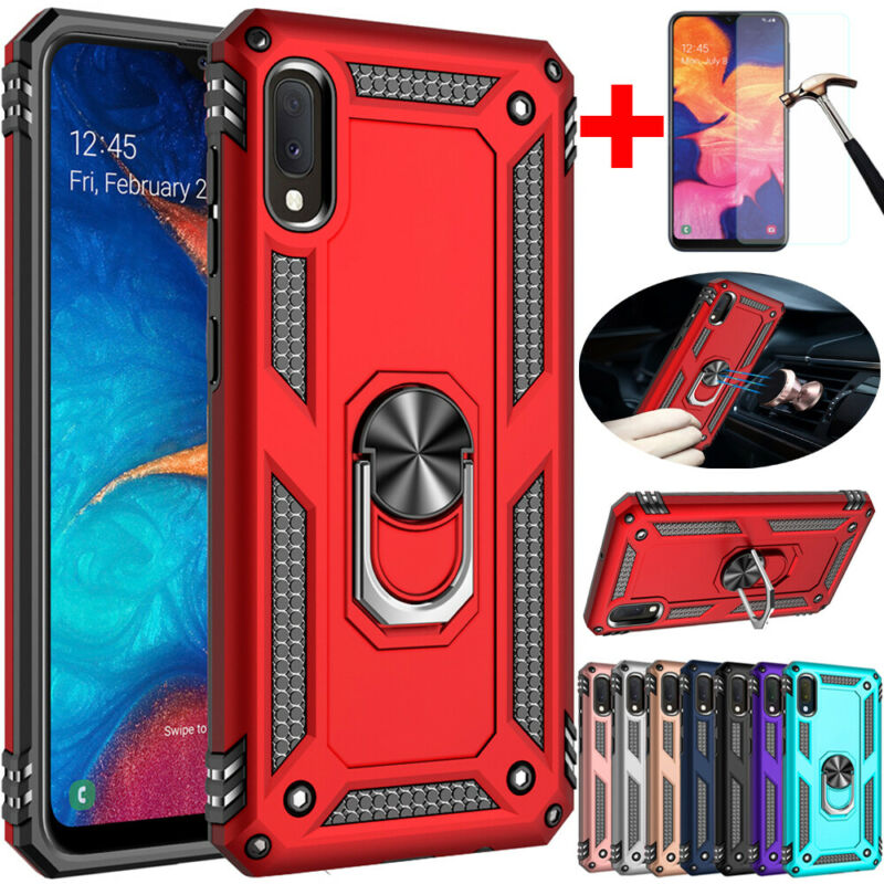 For Samsung Galaxy A11 A21 A10e A10s A20s A50 A71 Shockproof Case+tempered Glass